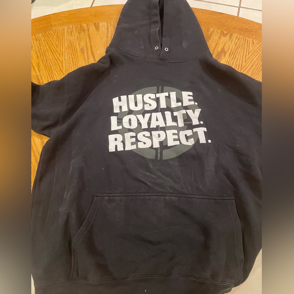 Vintage WWE John Cena hoodie Hustle Loyalty Respect, 2006